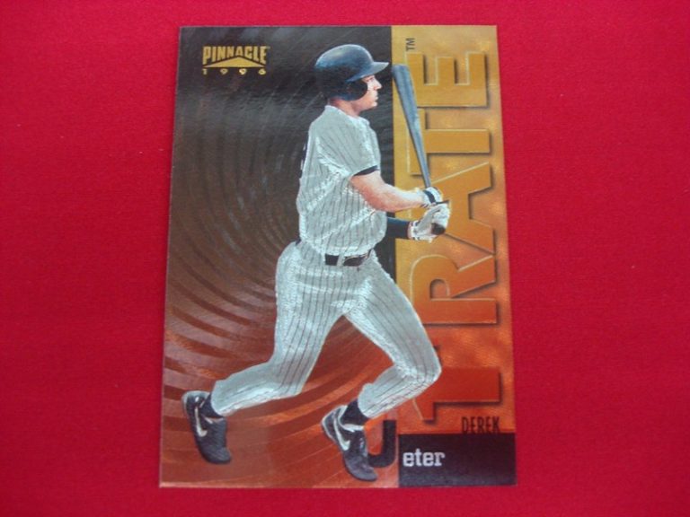 Derek Jeter 1996 Pinnacle 1st Rate DuFex Foil Rookie Card #13 NY Yankees