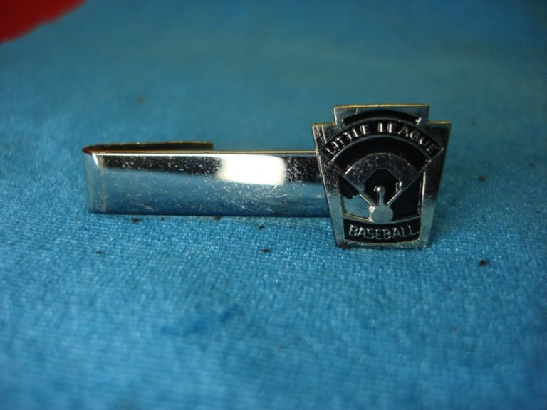 Vintage Little League baseball tie clip