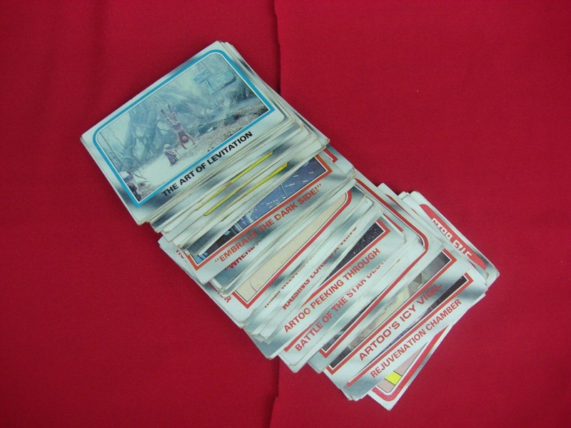 Vintage 1980 Topps Star Wars: The Empire Strikes Back Trading Card Lot of 76