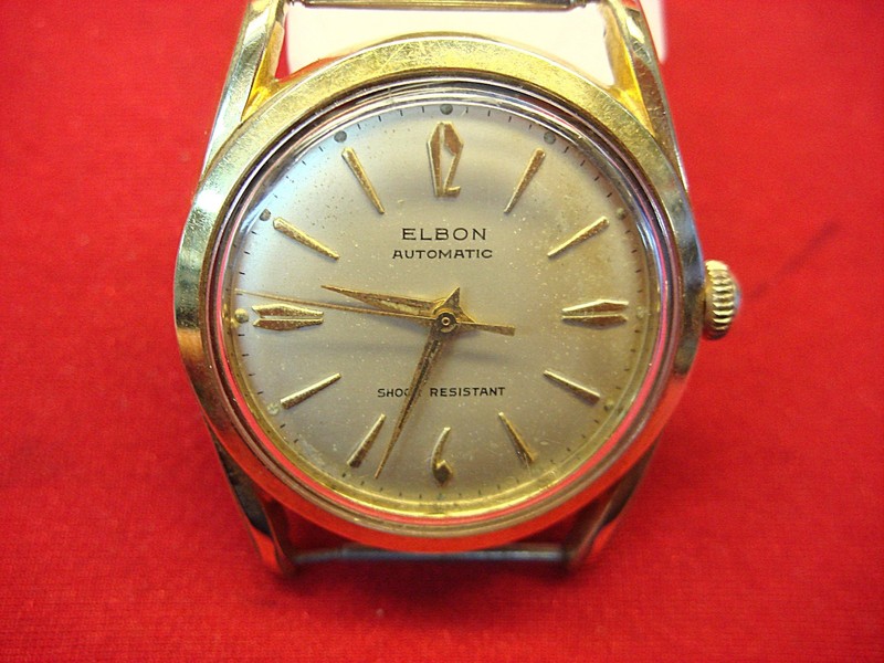 Vintage Elbon Automatic Wristwatch - 17 Jewels Winton, Gold-Filled Case