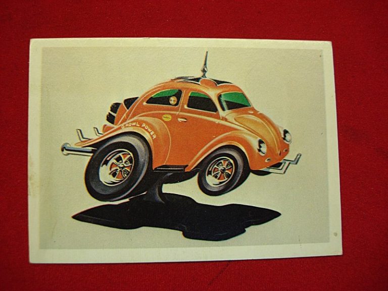 Vintage Thunderbug model kit insert from Monogram #6783