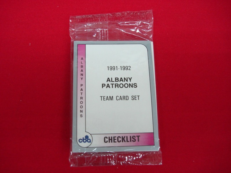Factory sealed 1991-92 Albany Patroons CBA trading card set