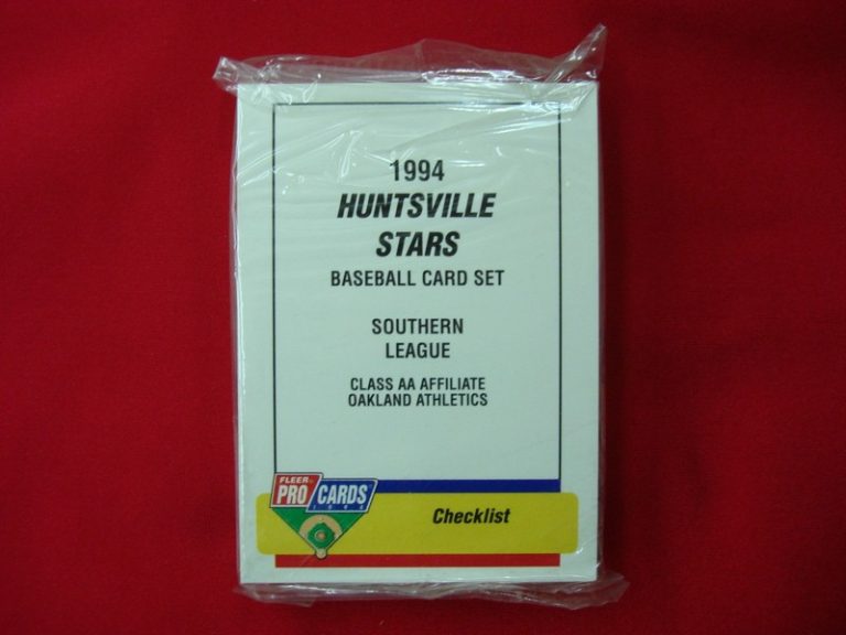 1994 Fleer ProCards Huntsville Stars Team Set featuring Jason Giambi