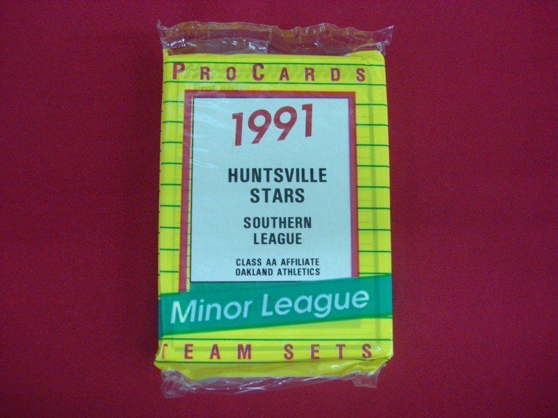 1991 Huntsville Stars ProCards MiLB Team Set featuring Todd Van Poppel