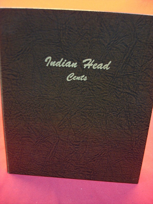 Vintage DANSCO #7101 Indian Cents Album - Display Both Sides