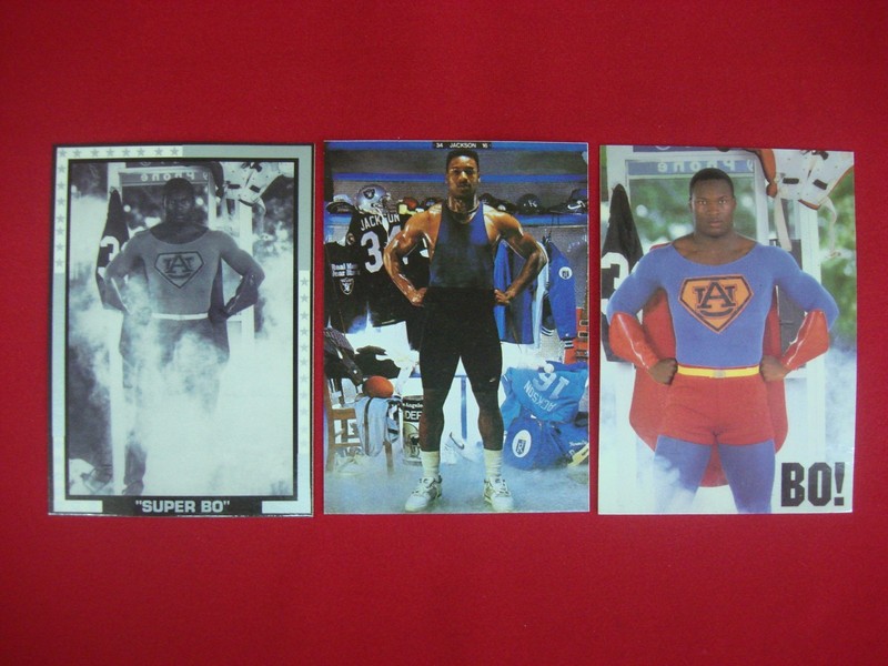 Bo Jackson Superman Pose Sports Card Lot