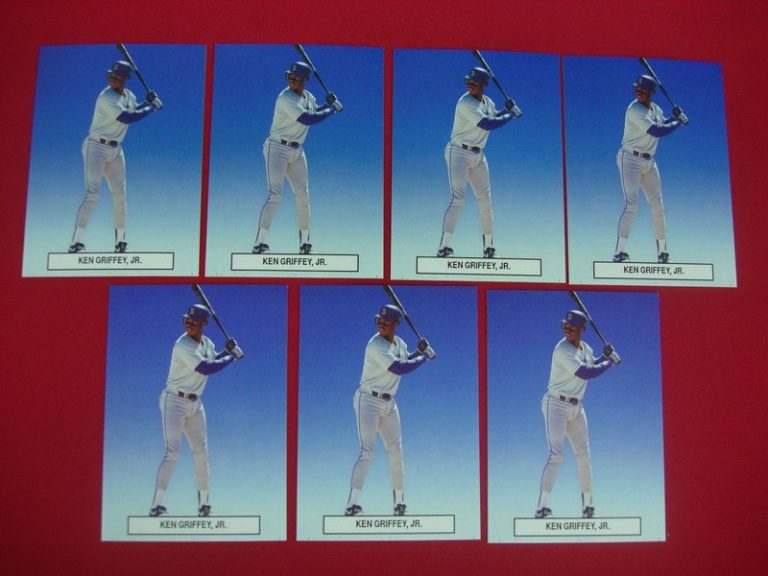 Vintage Seattle Mariners Ken Griffey Jr. '89 Premier Player Baseball Cards (7-card lot)