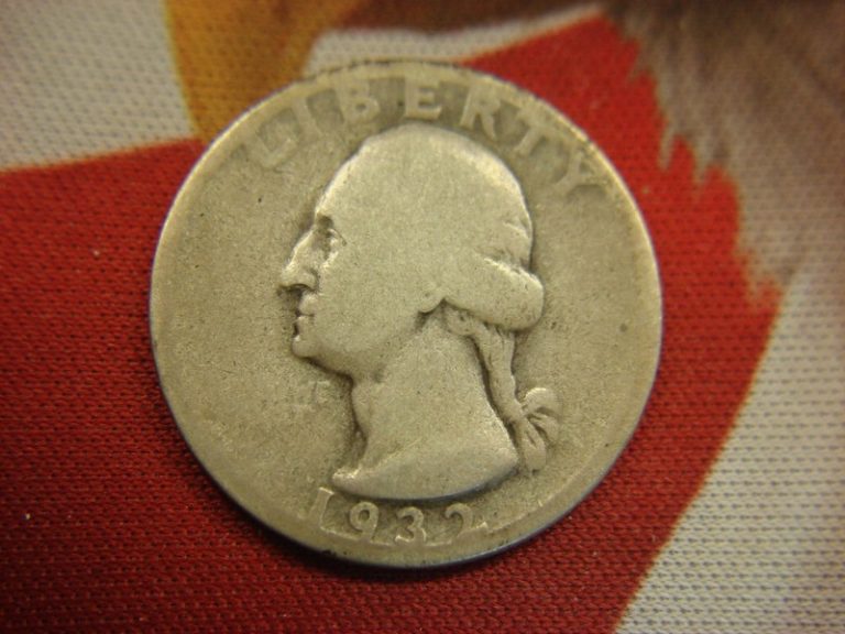 1932-S Washington Quarter, scarce first year coin (natural & uncleaned)