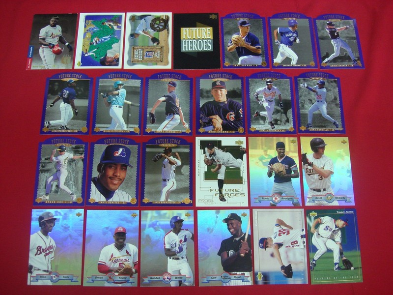 25 Upper Deck Rookie & Prospect Cards - Foil, Die-Cut & Premium Inserts