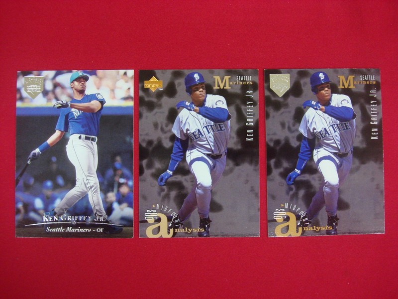 Ken Griffey Jr. 1995 Upper Deck Electric Diamond & Base Card Set