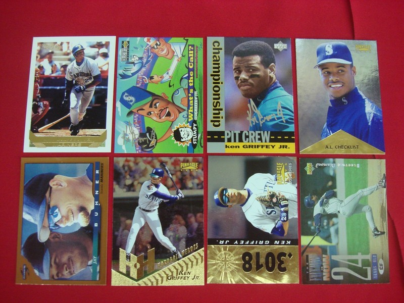 Ken Griffey Jr. Rookie Card Parallel Lot - 8 Cards