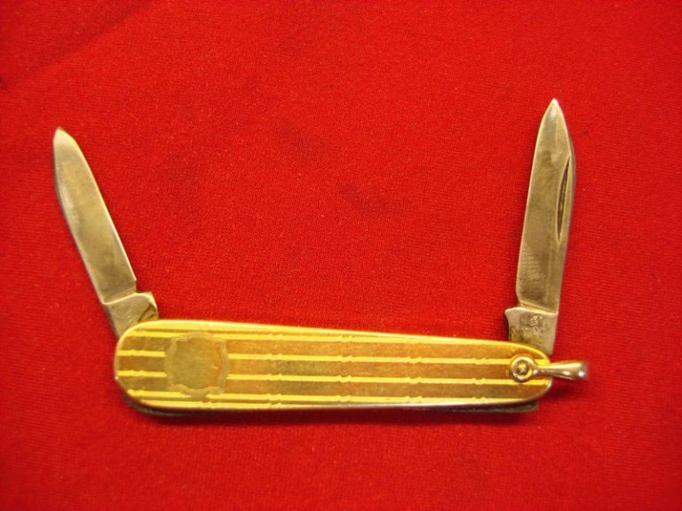 Vintage J.C. & Co. Two Blade Vest/Watch Chain Knife – Excellent Condition, GF Panels