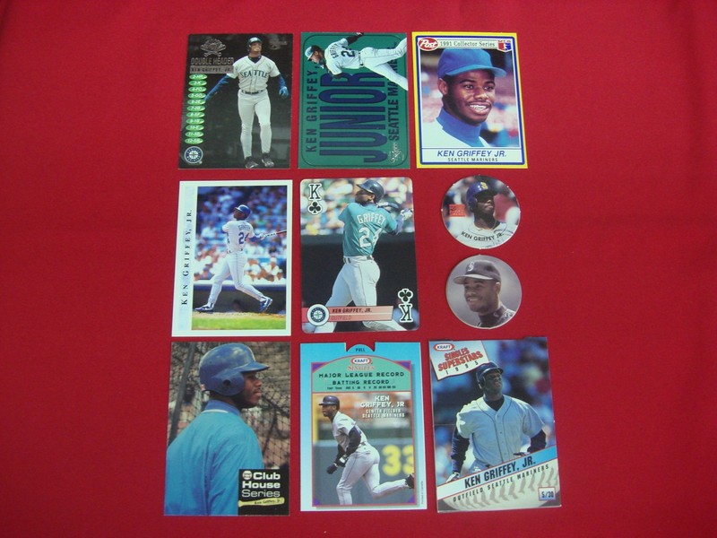 Ken Griffey Jr. Baseball Card Lot