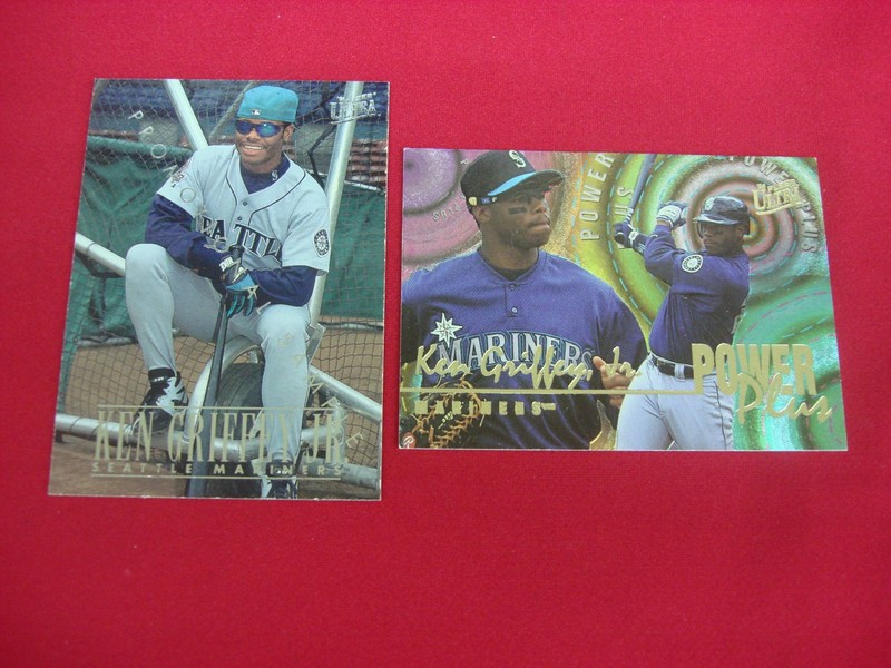 Ken Griffey Jr. Fleer Ultra Insert Card Lot