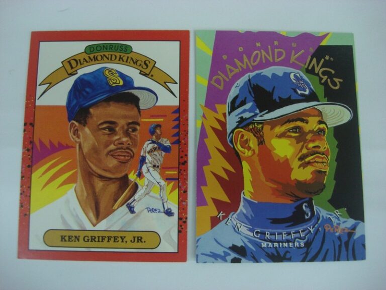 Ken Griffey Jr. Donruss Diamond Kings trading card set