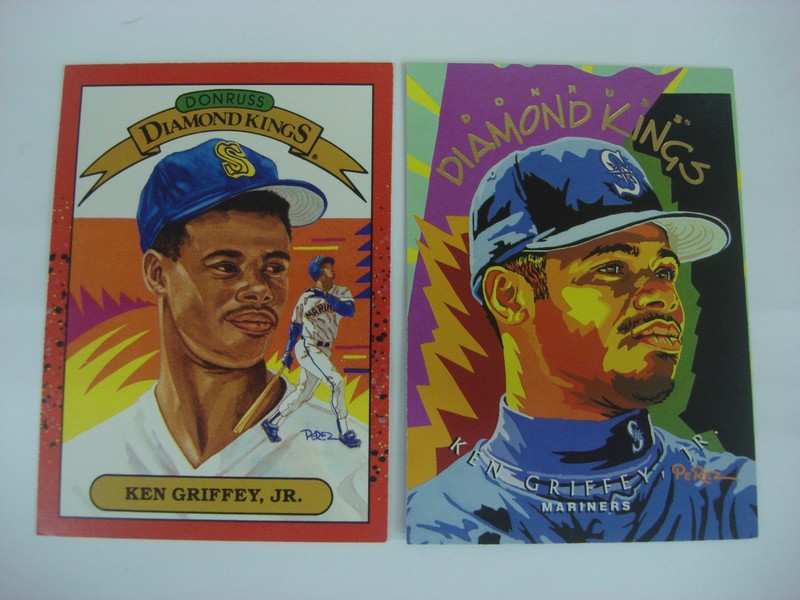 Ken Griffey Jr. Donruss Diamond Kings trading card set