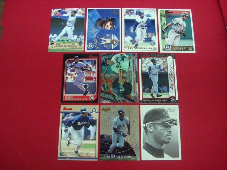 Ken Griffey Jr. baseball card lot of 10