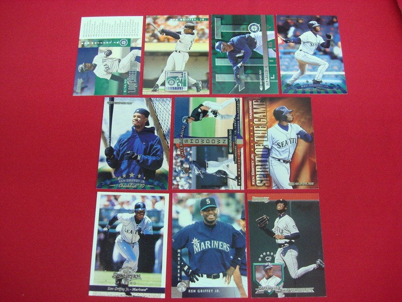 Ken Griffey Jr. Donruss Baseball Card Lot