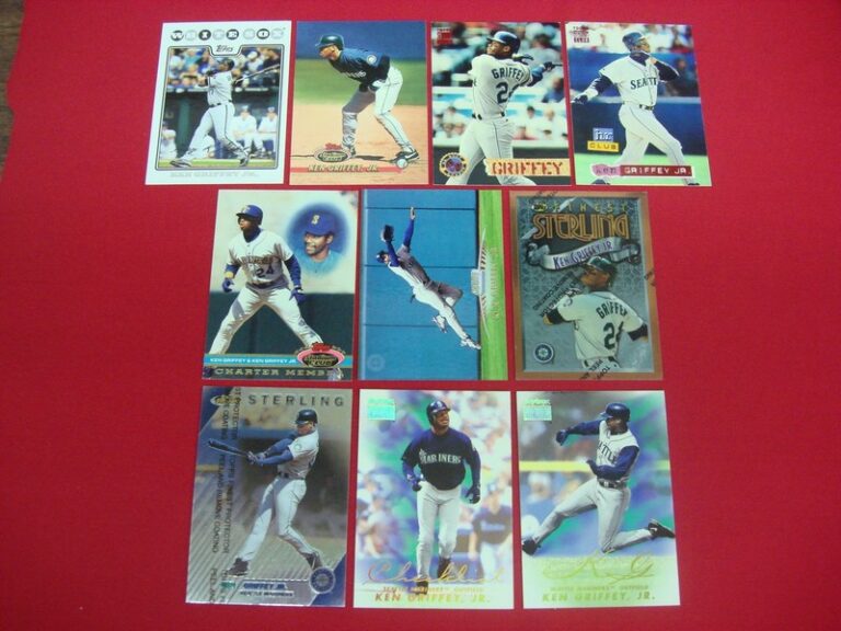 Ken Griffey Jr. baseball card lot of 10 cards