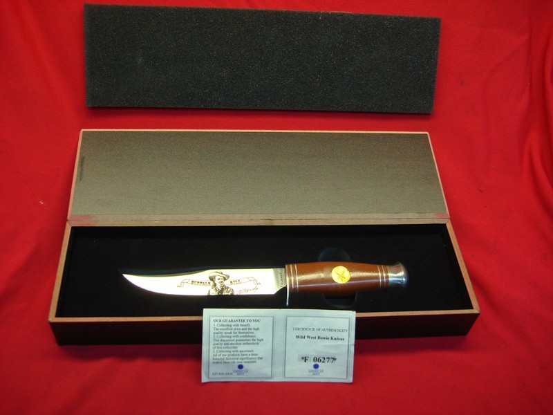 Buffalo Bill Cody Wild West Bowie Knife - Limited Edition, 2001