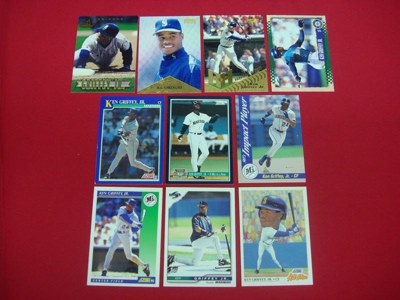 Ken Griffey Jr. baseball card lot of 10 Pinnacle & Score cards