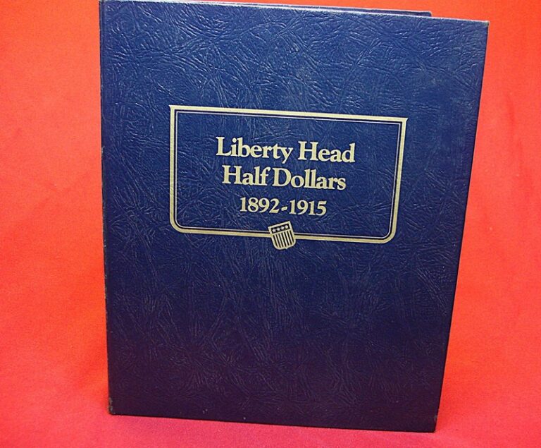Whitman Classic #9124 Liberty Head Half Dollar Album in excellent condition