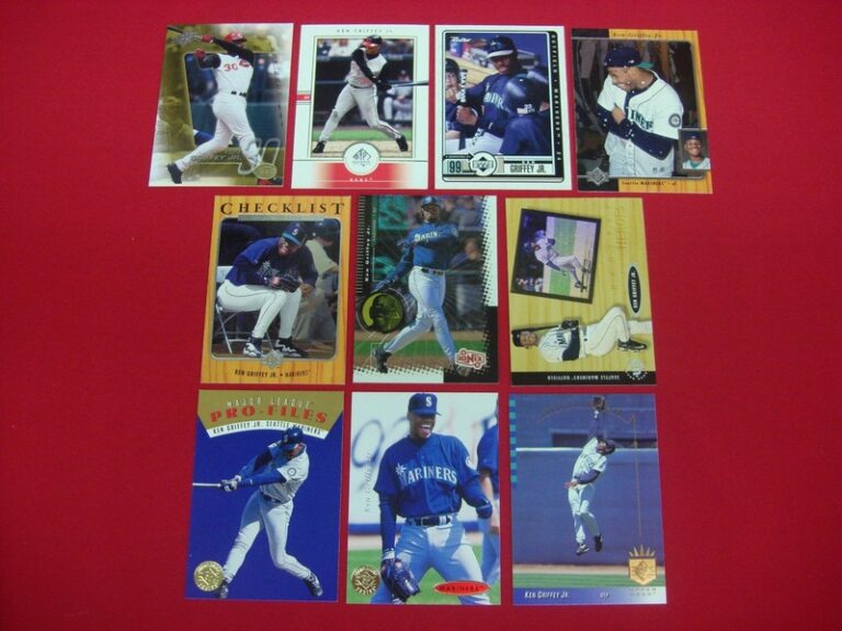 Lot of 10 Ken Griffey Jr. Upper Deck Baseball Cards