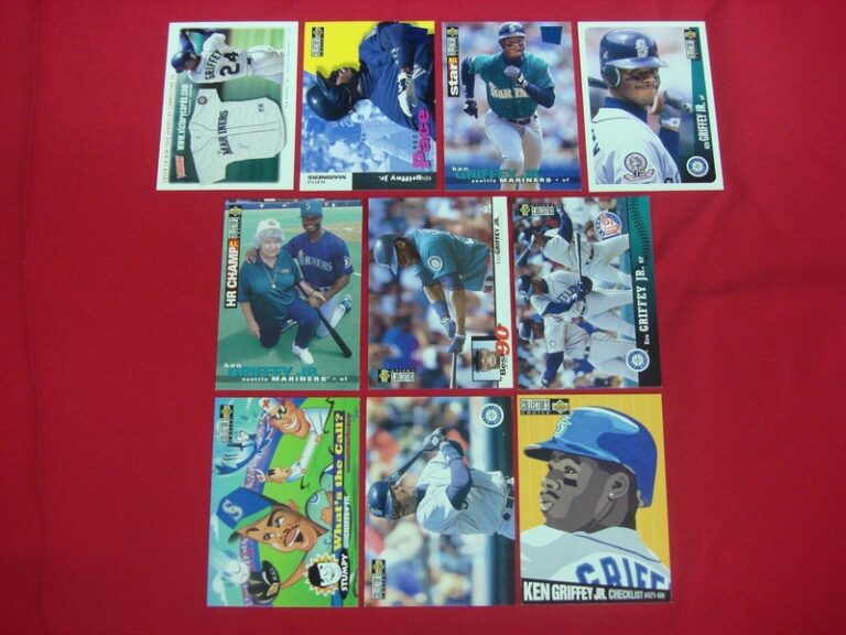 Ken Griffey Jr. baseball card lot of 10, mostly Collector's Choice cards