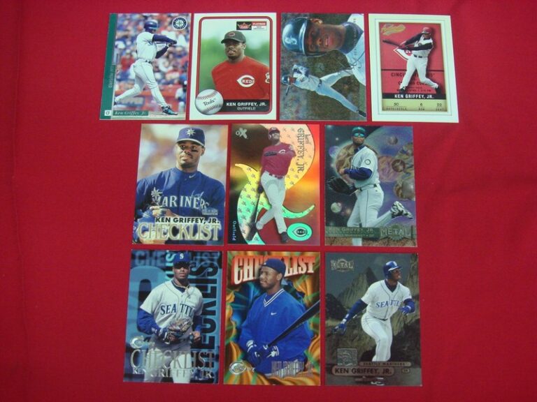 Ken Griffey Jr. baseball card lot of 10 cards