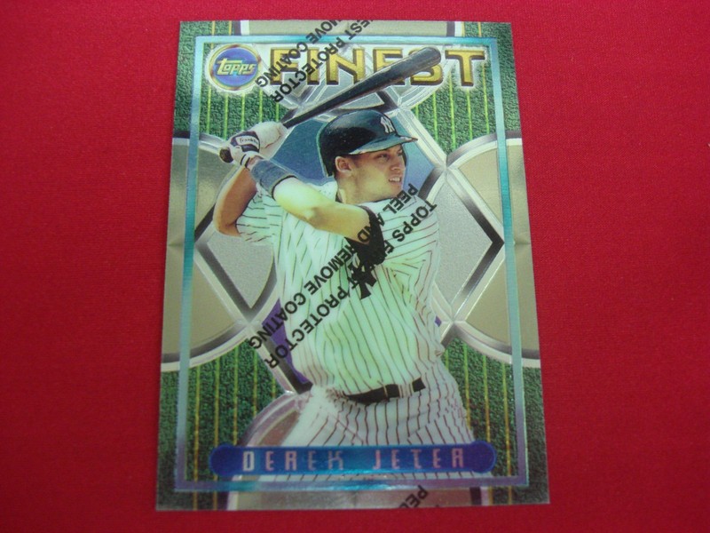 1995 Topps Finest Derek Jeter Rookie Card (#279)