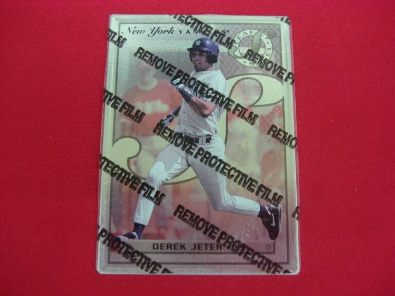 1996 Leaf Preferred Steel Derek Jeter #40 Yankees Baseball Card