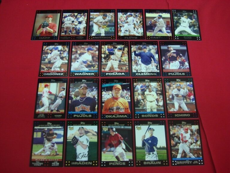 2007 Topps Updates & Highlights Rookie Stars Baseball Card Lot