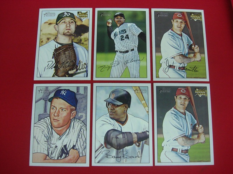 2007 Bowman Heritage Baseball Card Lot