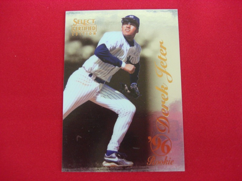 Derek Jeter 1996 Select Certified Foil #100 NY Yankees Baseball Card