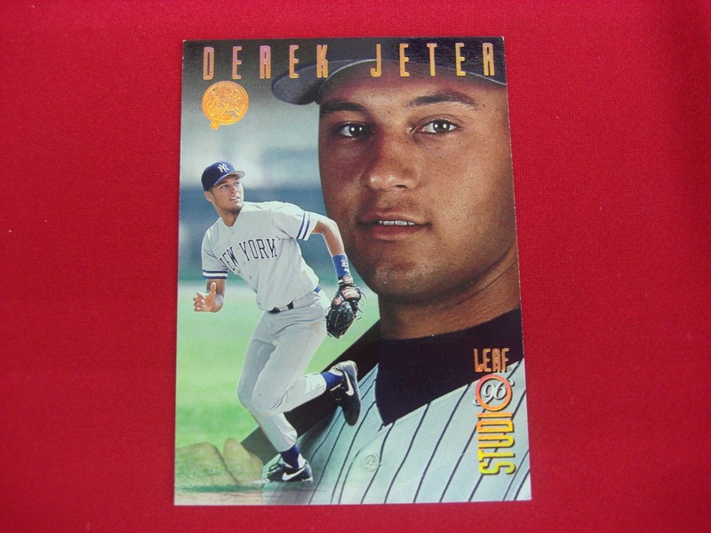 Derek Jeter 1996 Leaf Studio Bronze Press Proof #33 Parallel baseball card