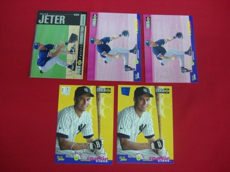 Derek Jeter 1994-95 Upper Deck Collector's Choice & Parallels baseball card lot