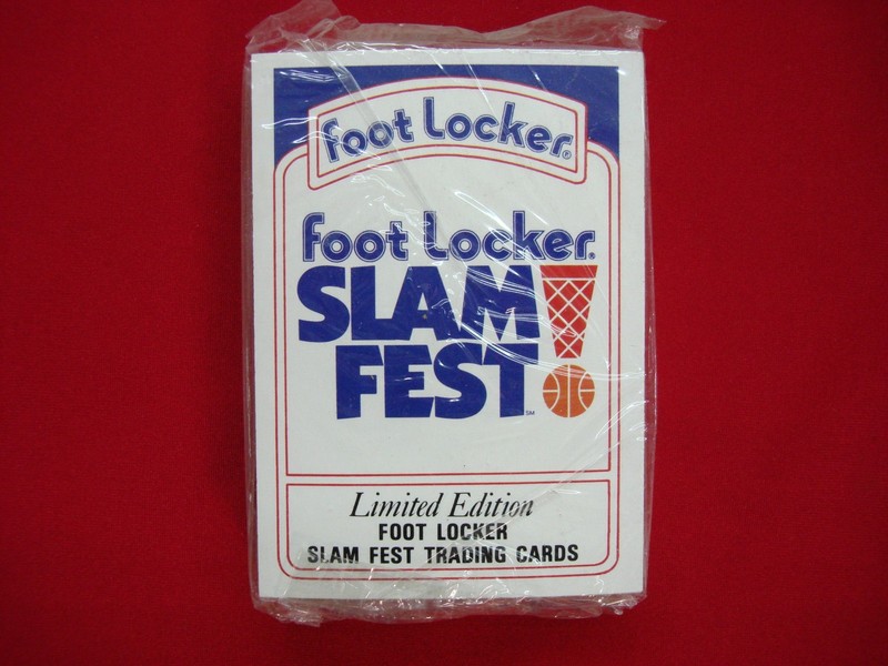 1991 Foot Locker Slam Fest Trading Card Set, factory sealed.