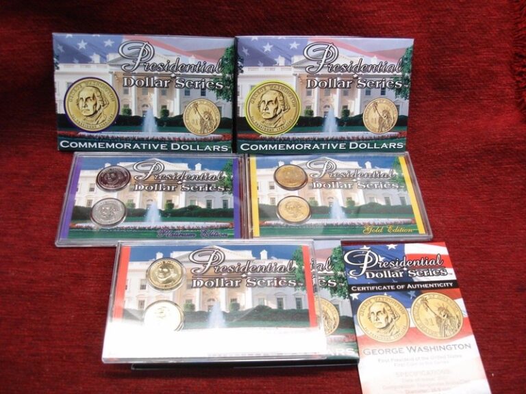 2007 Presidential Dollar Series - P&D Mint Set (Platinum, Gold & UNC)