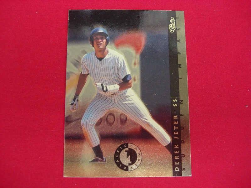 Derek Jeter 1993 Classic Images Sudden Impact Insert #SI 3 - PSA Graded Gem Mint Baseball Card