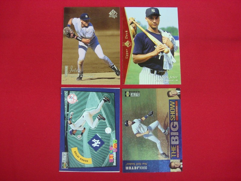 Derek Jeter Upper Deck Baseball Card Lot