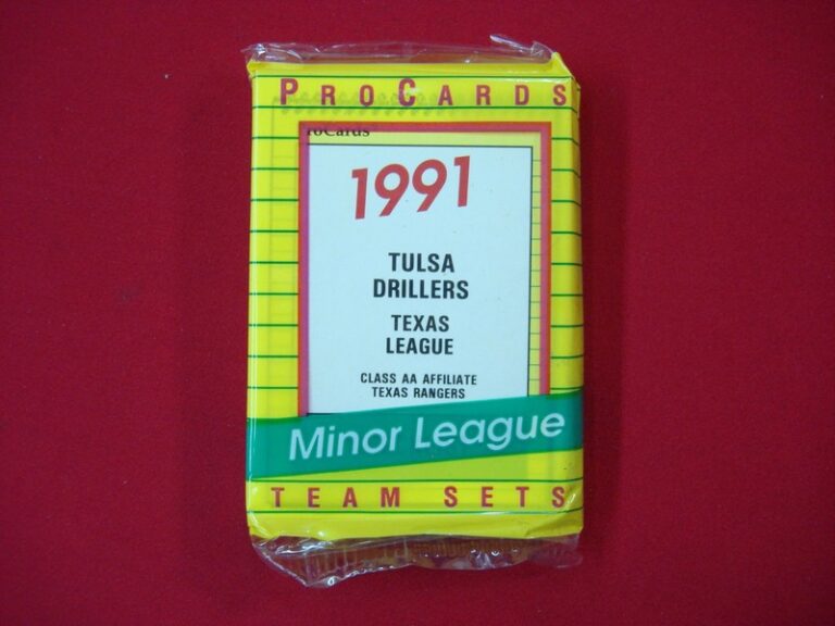 1991 Tulsa Drillers ProCards Team Set with Ivan Rodriguez rookie card, factory sealed
