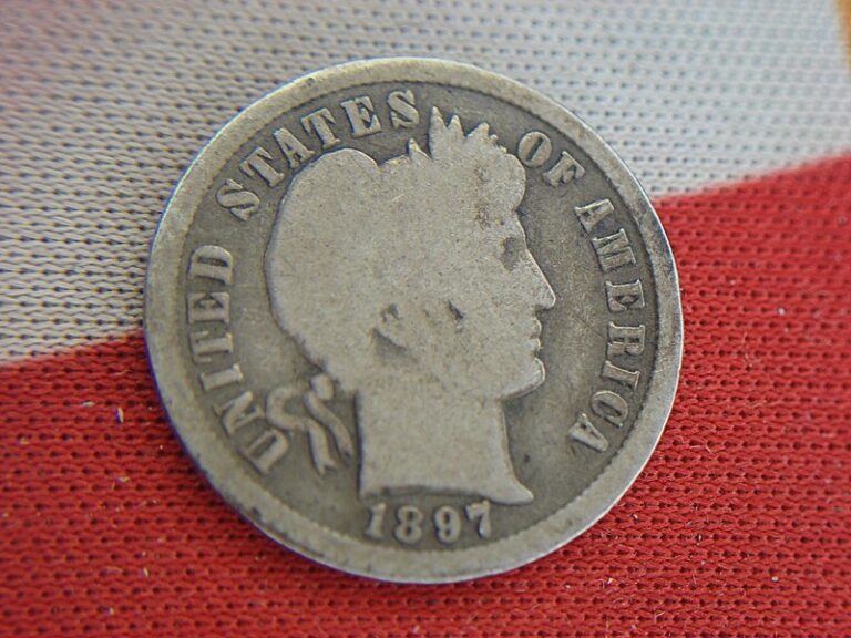 1897-S Barber Dime in excellent condition