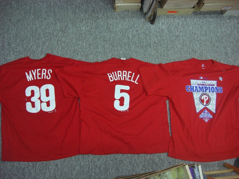 2008 Philadelphia Phillies World Series Champions T-Shirt Set