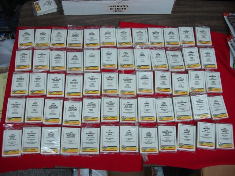 1994 Fleer ProCards Minor League Baseball team sets blowout lot