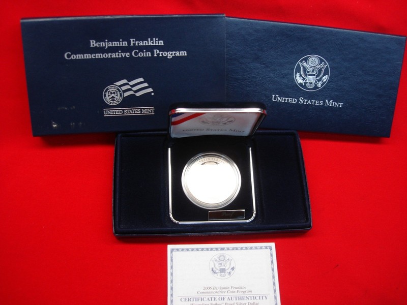 2006 Proof Benjamin Franklin Silver Dollar