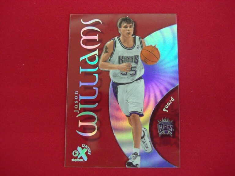 1998-99 Skybox E-X Century Acetate Jason Williams #77 Sacramento Kings Basketball Card - PSA Graded