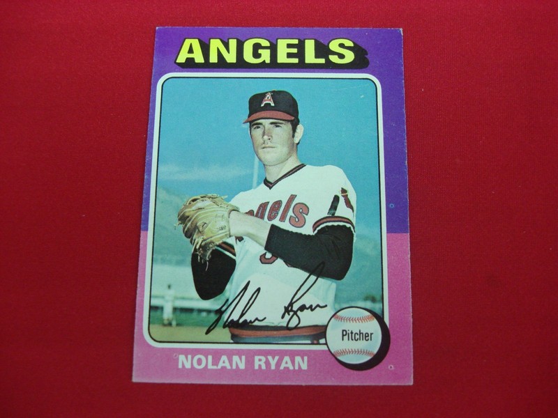 1975 Topps Nolan Ryan California Angels Baseball Card #500