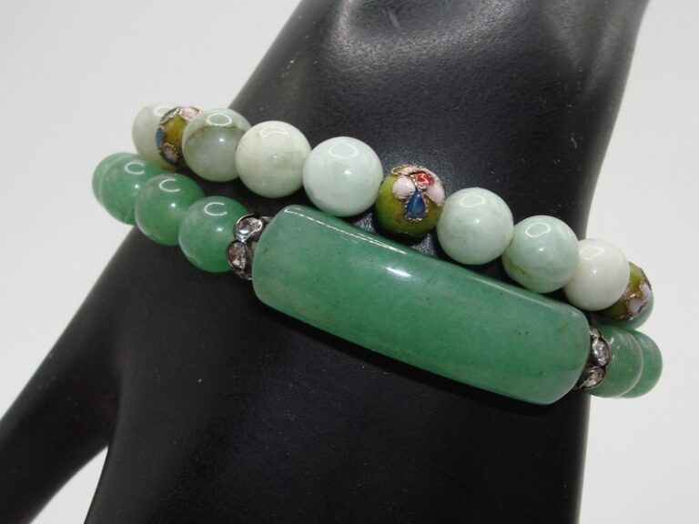 Authentic Nephite Jade Bracelets Set of 2