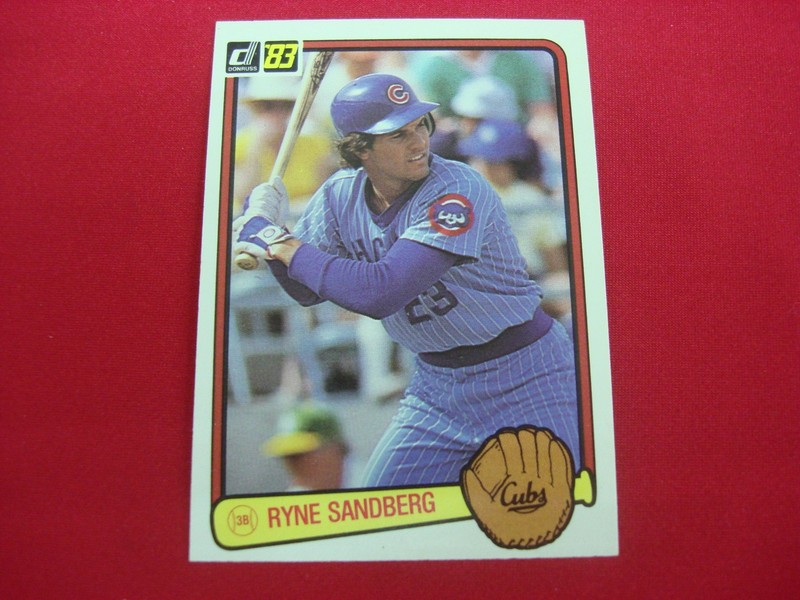 1983 Donruss Ryne Sandberg Rookie Card #277 RC - Chicago Cubs