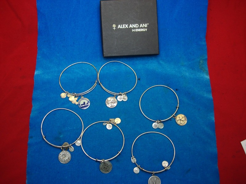 Alex & Ani (+) Energy Disney Bracelet Set - 5 Piece Lot